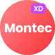 Montec - Digital Security Agency XD Template - ThemeForest Item for Sale