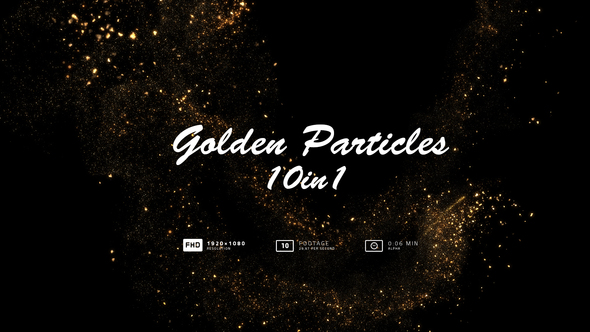 Golden Particles Pack 10in1 Elements alt