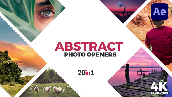 Abstract Photo Openers - Logo Reveal