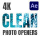 Clean Photo Openers - Logo Reveal - VideoHive Item for Sale