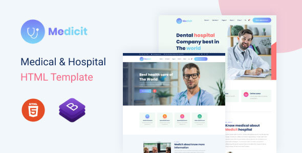 Medicit – Medical and Health Html Template