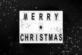 Merry Christmas lettering on lightbox.Festive composition - PhotoDune Item for Sale