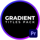 Gradient Titles - VideoHive Item for Sale