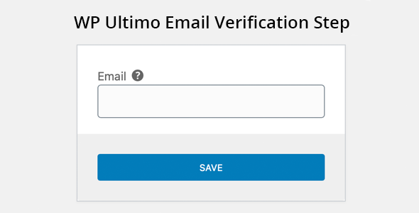WP Ultimo Email Verification Step