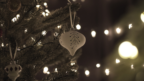 Christmas Ball On Tree