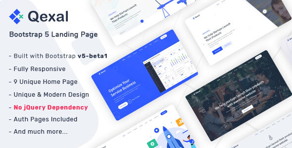 Qexal - Bootstrap 5 Landing Page Template