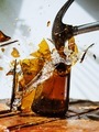 Old glass bottle shattered by hammer - PhotoDune Item for Sale