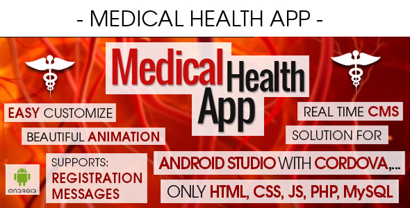 Aplikacja Medical Health With CMS - Android