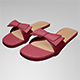 Double-Bow Slide Sandals 01 - 3DOcean Item for Sale