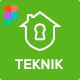 Teknik - Security Services Figma  Template - ThemeForest Item for Sale