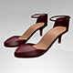 Pointy-Toe Ankle-Strap High-Heel Sandals 01 - 3DOcean Item for Sale