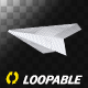 Paper Plane - Letter Page - Flying Loop - Down Side View - 23