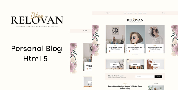 Relovan - Personal Blog HTML5 Template