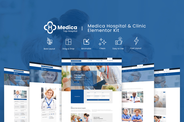 Medica - Hospital & Clinic Elementor Template Kit