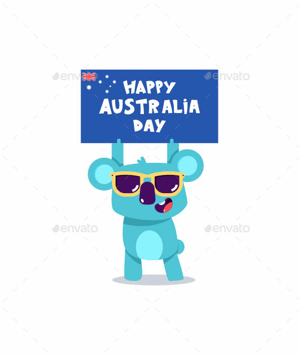 Happy Australia Day Vector Concept Illustration