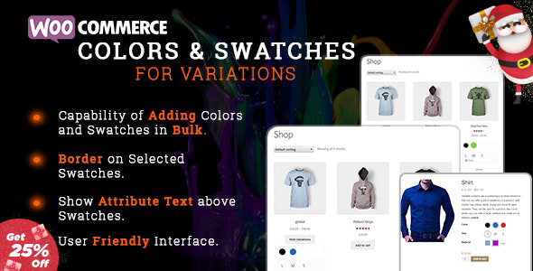 WooCommerce Colors and Swatches for Variations