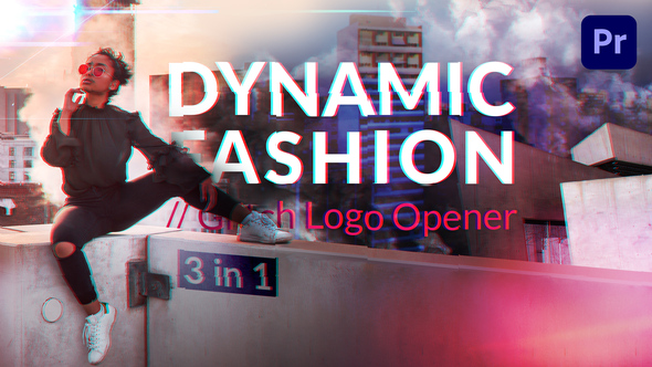 Dynamic Fashion // Glitch Logo Opener