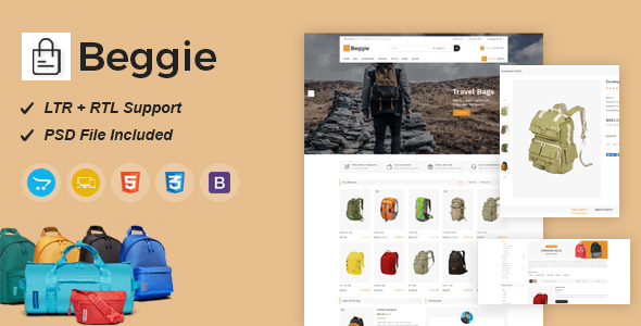 Beggie ResponsiveTheme