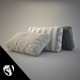 25 Realistic modern Pillows - 3DOcean Item for Sale