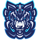 Wolf ex machina esport logo gaming - GraphicRiver Item for Sale
