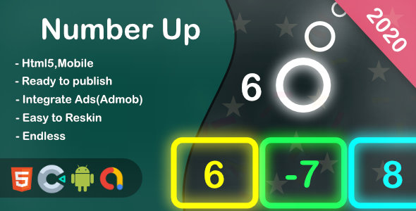 Number Up(Html5 + Construct 3 +Mobile)