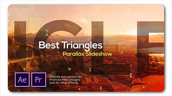 Best Triangles Parallax Slideshow