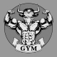 Bodybuilder Muscle Bull Strong - GraphicRiver Item for Sale