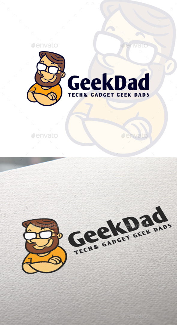 Geek Dady Logo Templates
