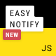EasyNotify: Lightweight Responsive JS Plugin for Modern Notification - CodeCanyon Item for Sale