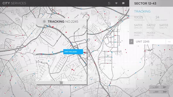 Advanced Digital Tracking Interface Uses Satellite Connection For Vehicle Search
