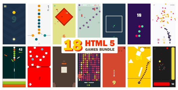 18 GAMES BUNDLE / HTML 5 / CONSTRUCT 3