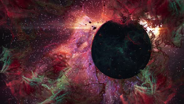 Colorful Clouds Nebula 4K alt