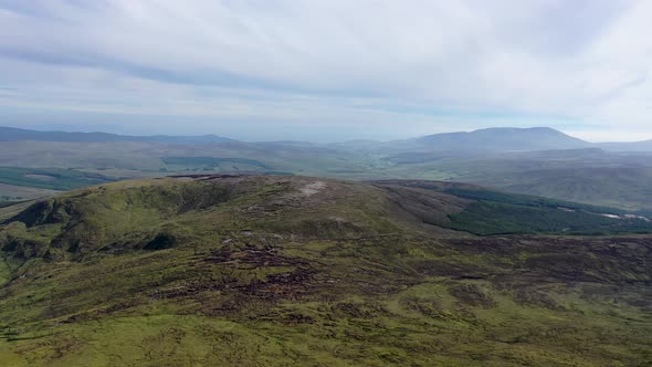 Aerial View From Slieve Tooey By Ardara in County Donegal  Ireland