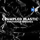 30 Crumpled Plastic Photoshop Stamp Brushes - GraphicRiver Item for Sale