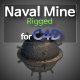 Naval Mine Rigged for C4D - 3DOcean Item for Sale