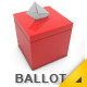 Ballot Elections Vote 3D - GraphicRiver Item for Sale