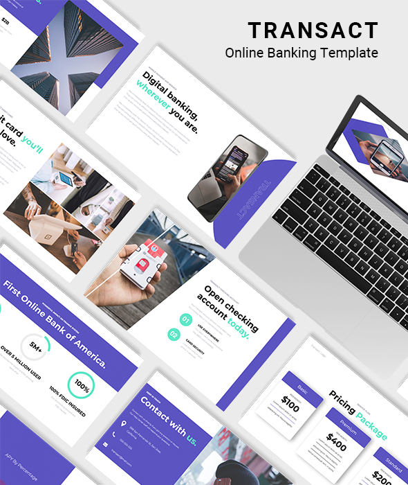 TRANSACT Online Banking Keynote Template