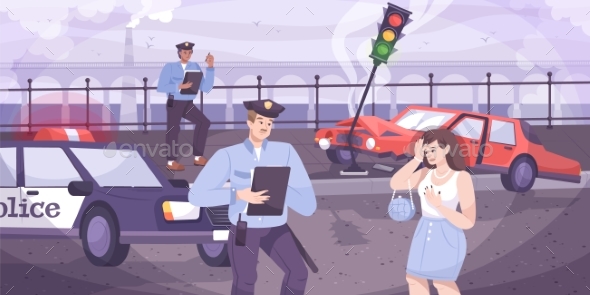 Traffic Police Background
