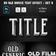 Old Movie Text Effect - GraphicRiver Item for Sale