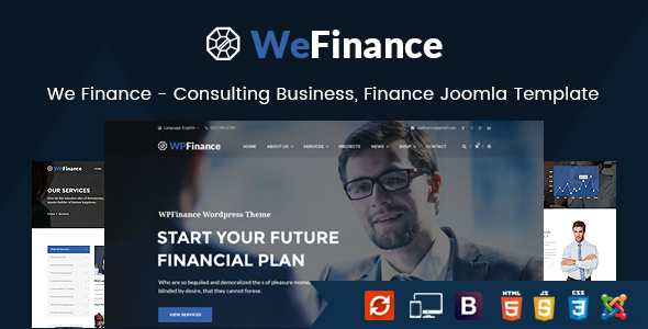 We Finance - Consulting Business Joomla Template