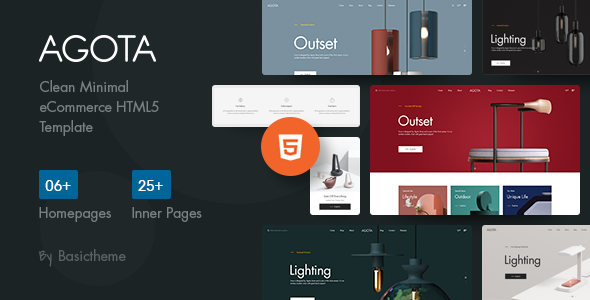 Agota – Clean Minimal eCommerce HTML5 Template
