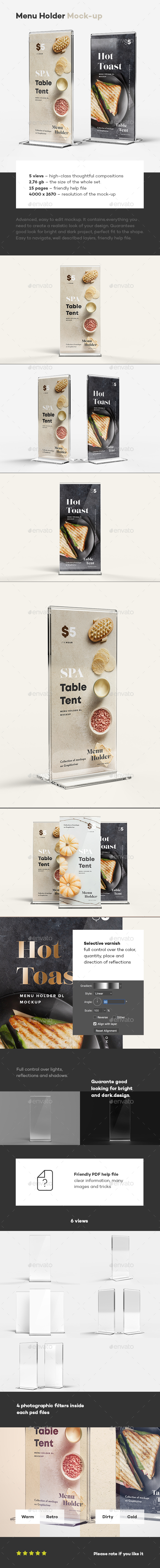 Download Menu Mockup Graphics Designs Templates From Graphicriver