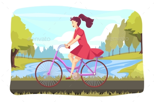 Cycling Sport Biking Leisure Time Concept