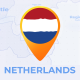 Netherlands Map Kit - Nederland Travel Map - VideoHive Item for Sale