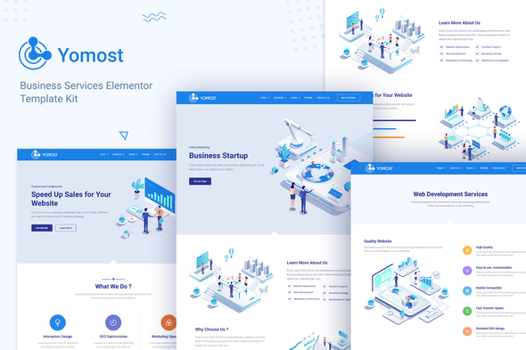 Introducing the Alluring Yomost Business Services Elementor Template Kit!
