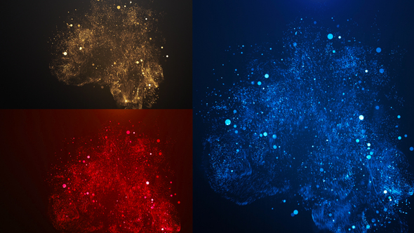 Elegant Particle Logo 2 alt