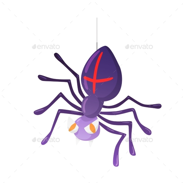 Halloween Spider Illustration