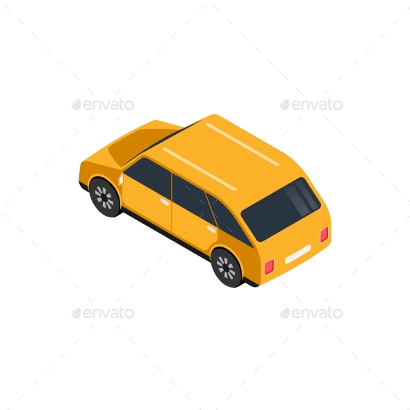 Isometric Car Icon