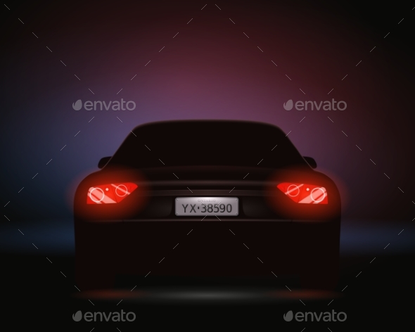 Car Back Light Composition