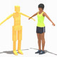Low Poly Woman Exercise RIG - 3DOcean Item for Sale